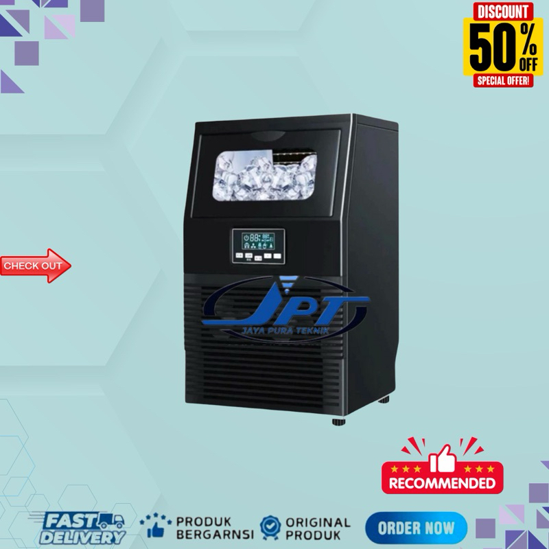 Mesin hicon HZB 40 F Es Batu 40kg perhari ice cube maker HZB - 40FAB