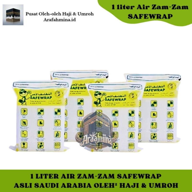 

Air Zam Zam Kemasan 1 Lt SafeWarp 100% Original Asli [ Jaminan Uang Kembali Jika Palsu ] Bisa Di Test Menggunakan TDS Air