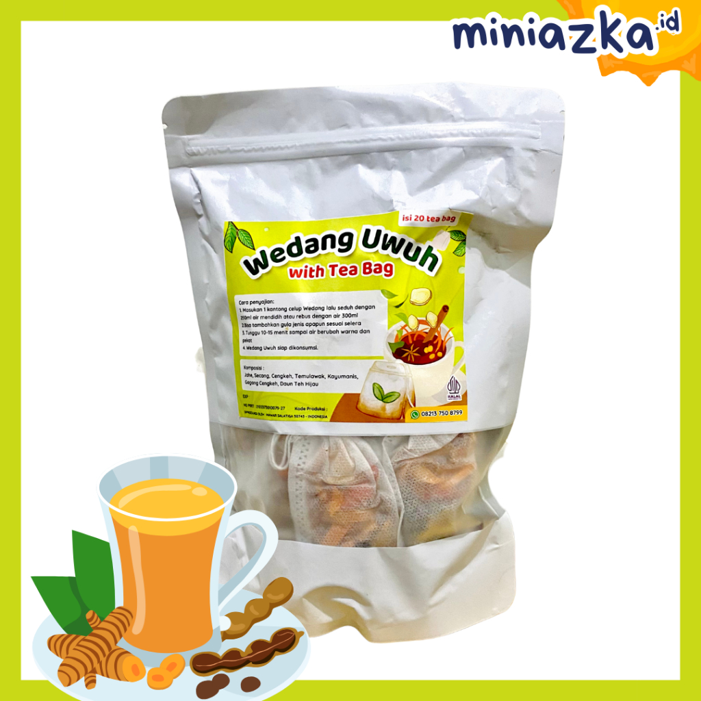 

Miniazka - Wedang uwuh with Teabag / Teh uwuh celup instant isi 20