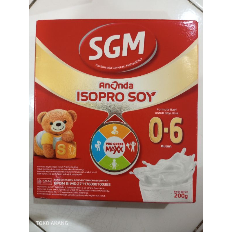 SGM ISOPRO SOY 0-6 Bulan 200gr