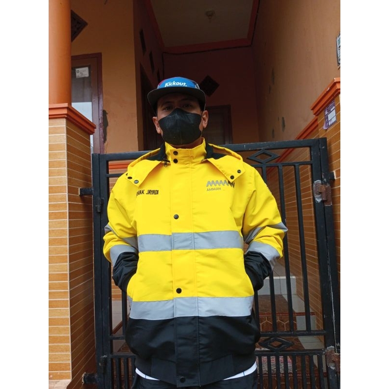 jaket safety tambang amman nimeral