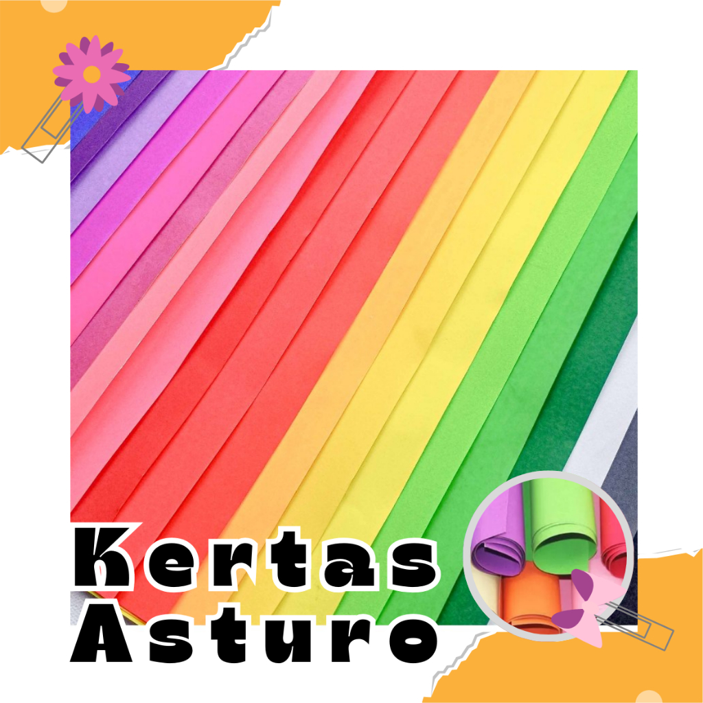 

KERTAS ATSURO ALASKA / KERTAS WARNA / KERTAS ASTURO / KERTAS WARNA POLOS