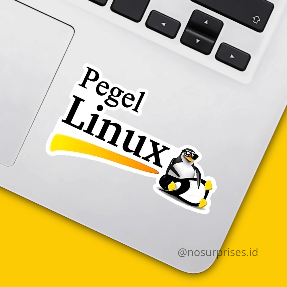 Pegel Linux - Vinyl Sticker