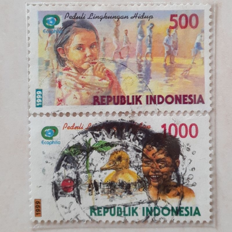 

Perangko Peduli Lingkungan Hidup Tahun 1999 set 2pcs