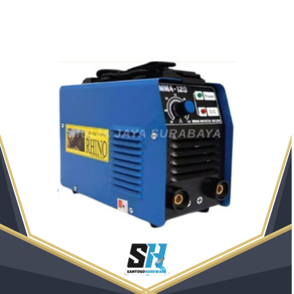 RHINO- MESIN TRAVO LAS INVERTER MMA 120A/ MESIN LAS LISTRIK