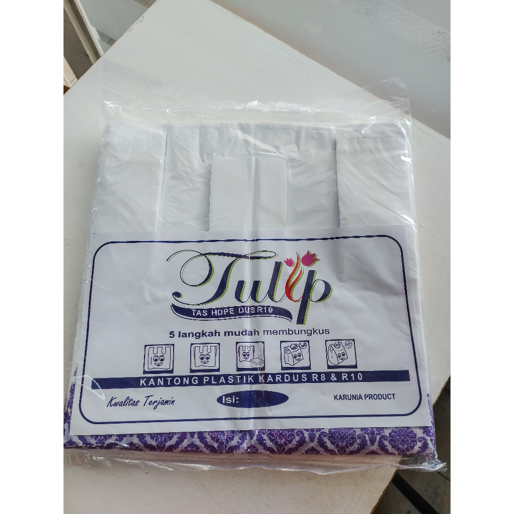 Kantong Kresek Motif Selamat Menikmati / Kresek Kotak Nasi Box Hajatan