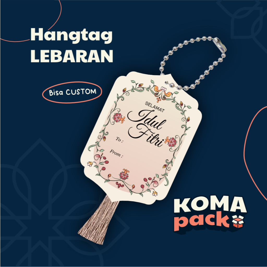 [KOMAPACK] Hang tag Idul Fitri Lebaran Custom