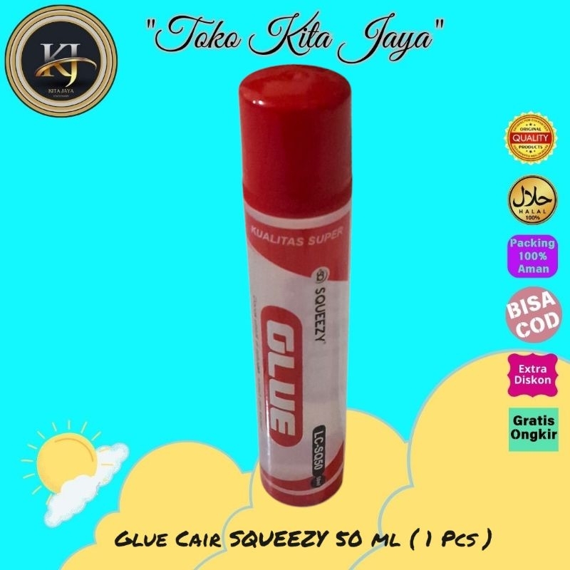 

Glue Cair SQUEEZY 50ML ( 1 PCS )