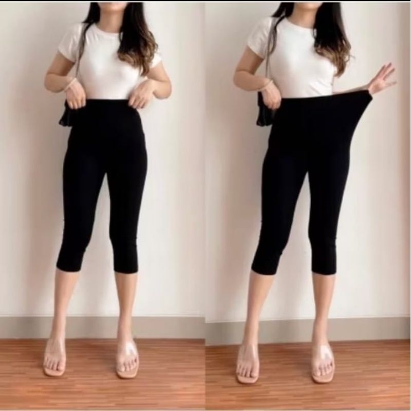 LEGGING HW PENDEK 7/8_LEGGING WANITA IMPORT MURAH