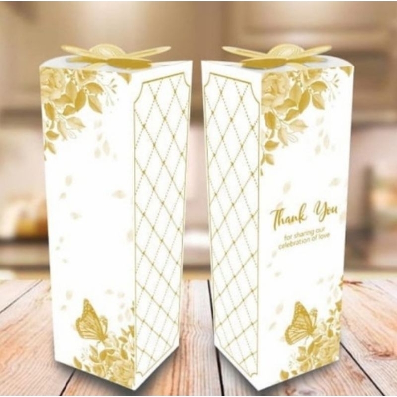

S(S48) BOX KARTON UNTUK SOUVENIR BOTOL TANPA TALI