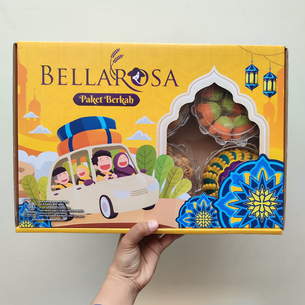 

Paket Lebaran BELLAROSA BERKAH -kue kering- hampers lebaran-