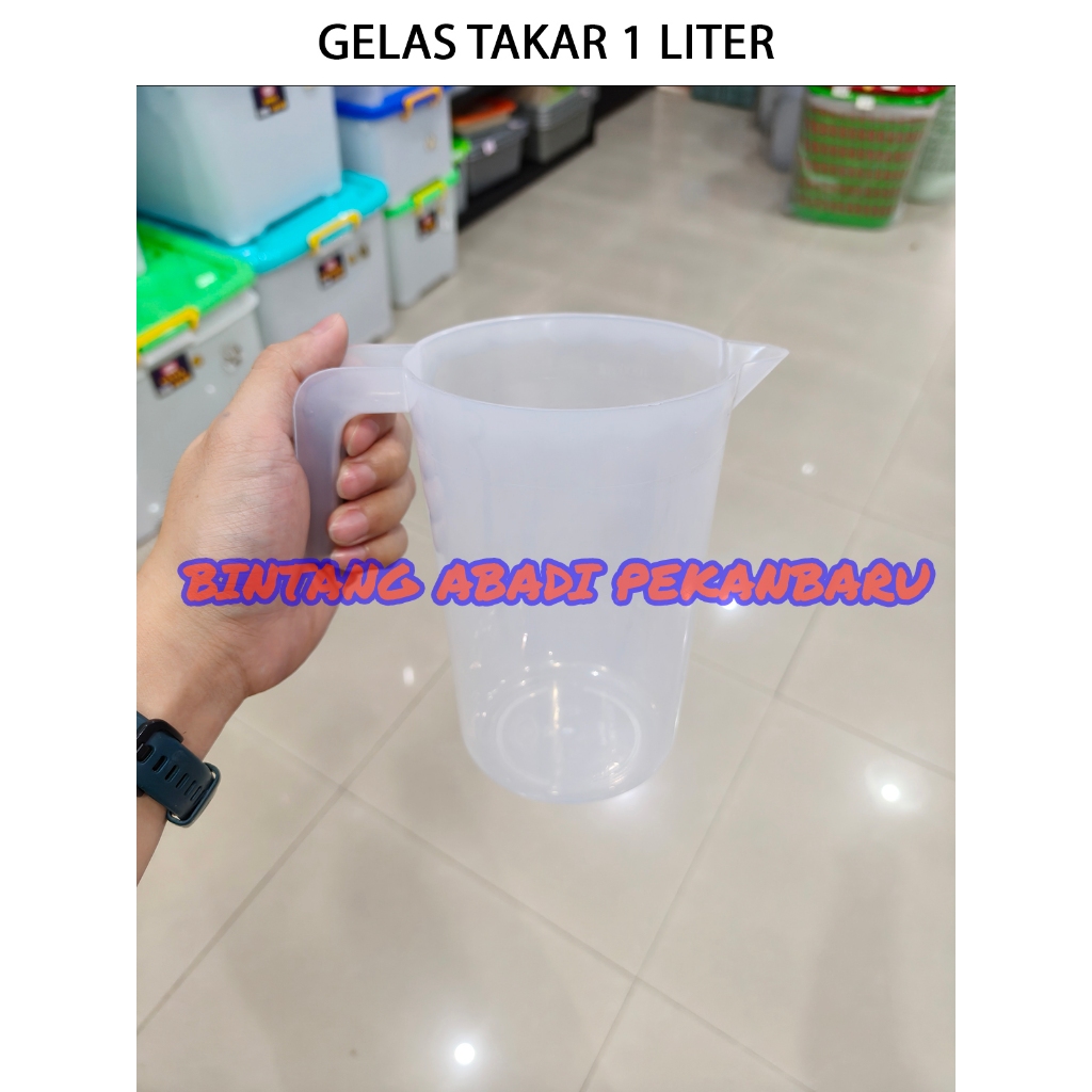 Gelas Takar 1000 ML Tebal / 1 Liter Gelas Ukur Takaran Minyak