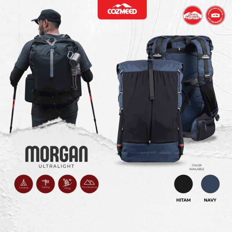 Cozmeed Tas Ransel Morgan Carrier Ultralight 42 Liter