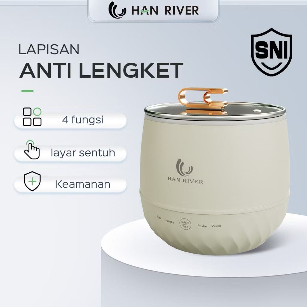 HAN RIVER RICE COOKER MINI | PENANAK NASI 400 WATT | MAGIC COM MINI
