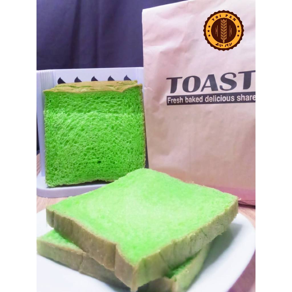 

Roti Tawar Pandan, Shokupan Pandan Premium Lembut