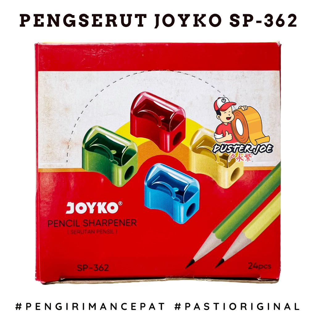 

[PER 1 PACK] Serutan JOYKO SP 362 Sharpener Rautan (1 PACK ISI 24 PCS)