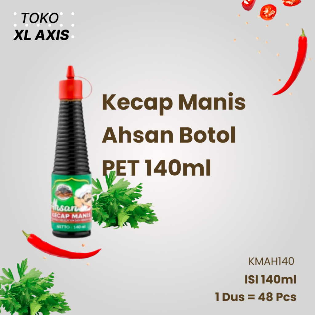 

Kecap Manis Ahsan Botol PET 140ml
