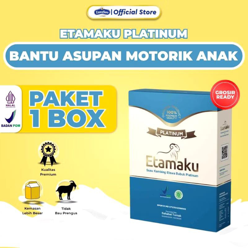 

Etamaku Platinum Susu Kambing Etawa Untuk Mengatasi Masalah Pencernaan Original