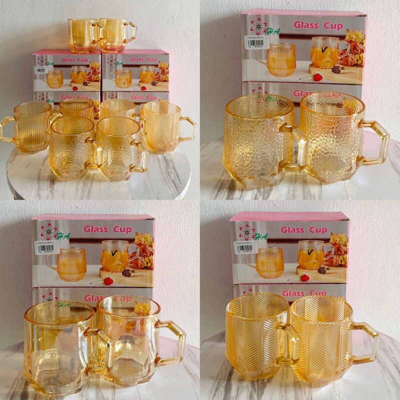 Gelas Kaca Set isi 2