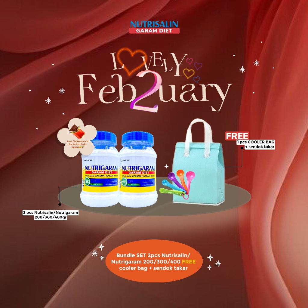 

Bundle C - Nutrigaram 300 gram x coolerbag x sendok takar