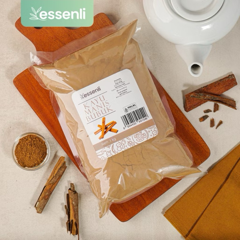 

ESSENLI Kayu Manis Bubuk Murni tanpa campuran 1kg