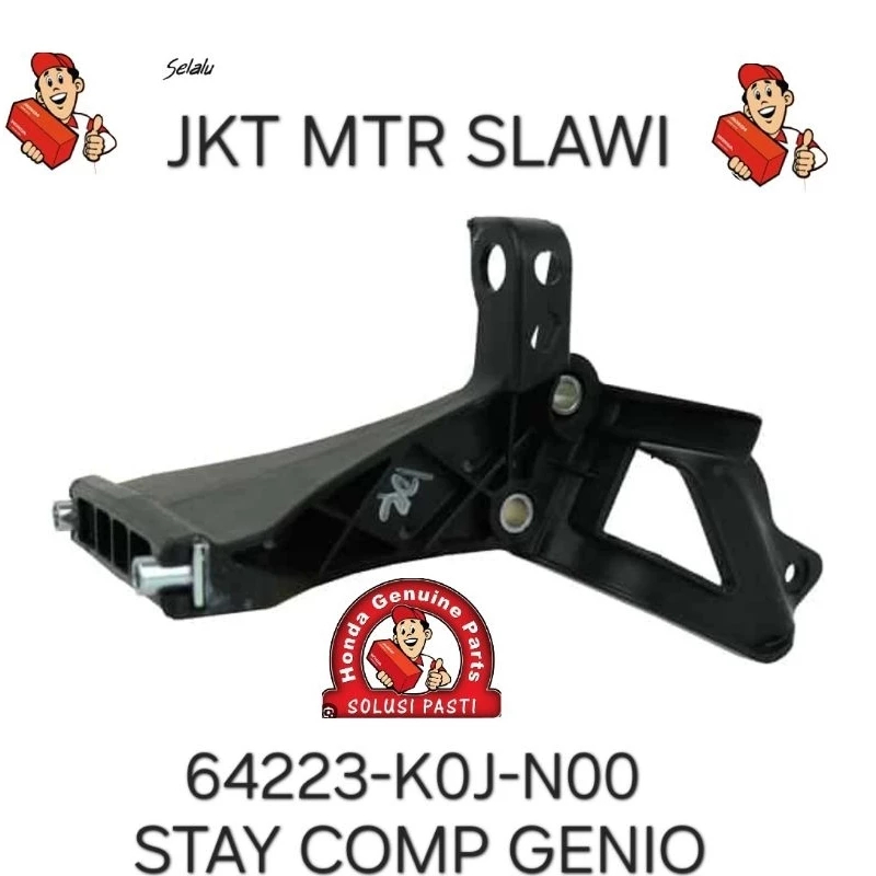 64223 K0J N00 stay comp front dudukan panel depan genio asli honda