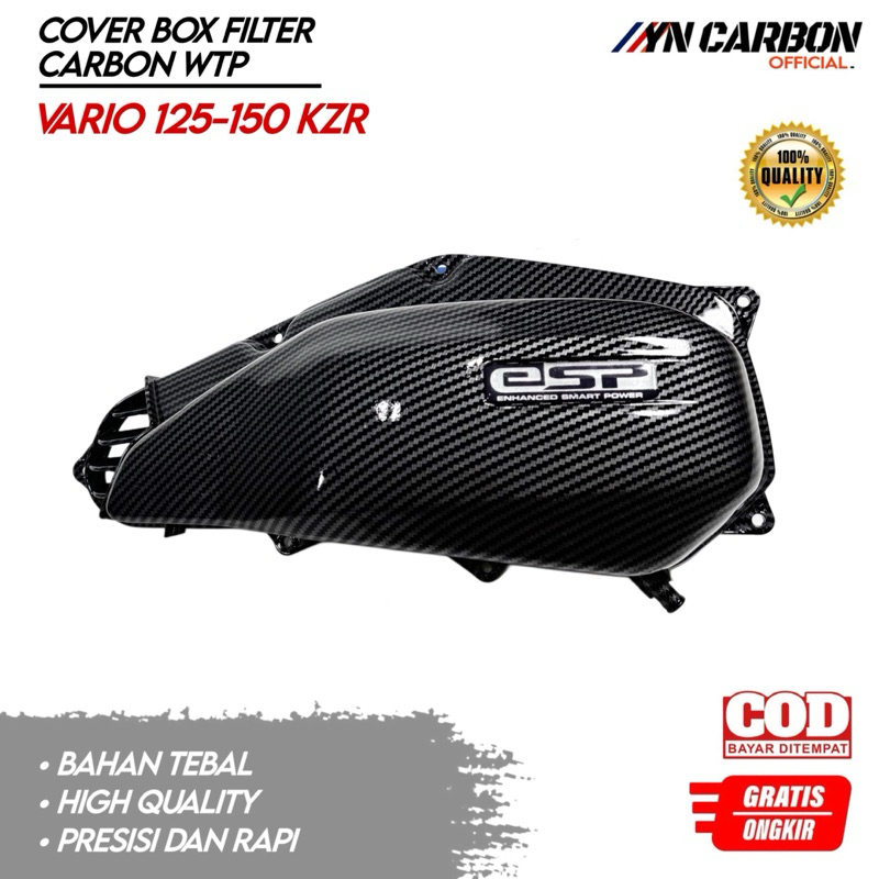 Cover Box Filter Vario Led 125 150 Carbon Tutup Box Filter Vario Led 125 150 Harga termurah