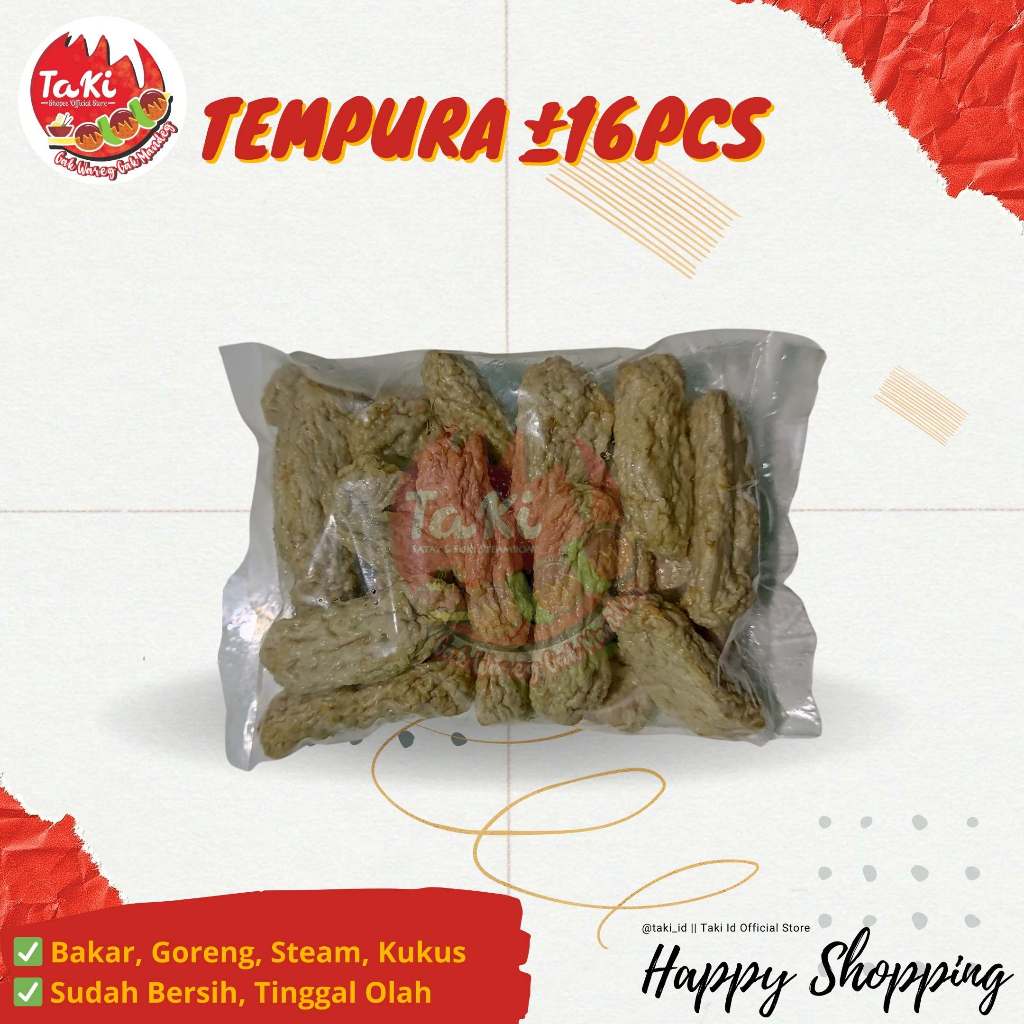 

Tempura ±16 pcs - Frozen Food