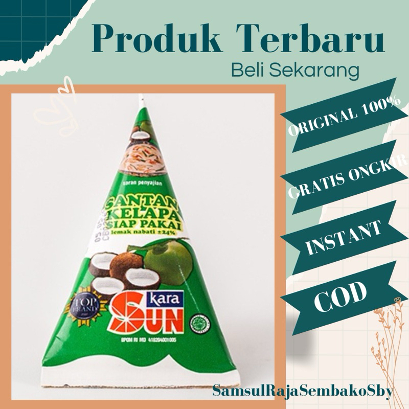 

Sun Kara 65ml Santan Kelapa Siap Pakai 1 pcs