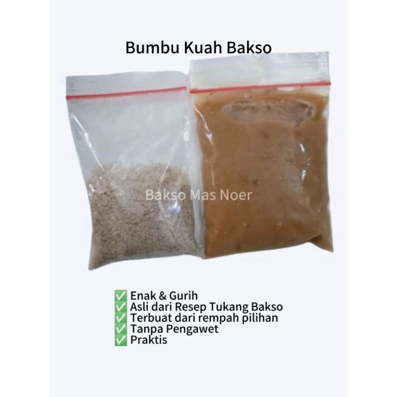 

Bumbu Kuah Bakso Resep Asli Dari Tukang Bakso