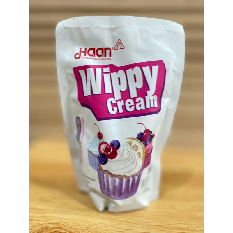 

Haan Wippy Cream Pouch 200gr - Wip Cream Kue, Cake, Minuman