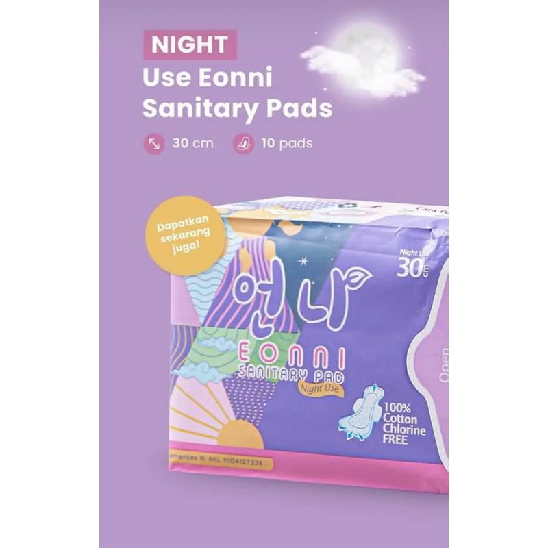 pembalut malam eonni herbal /night use