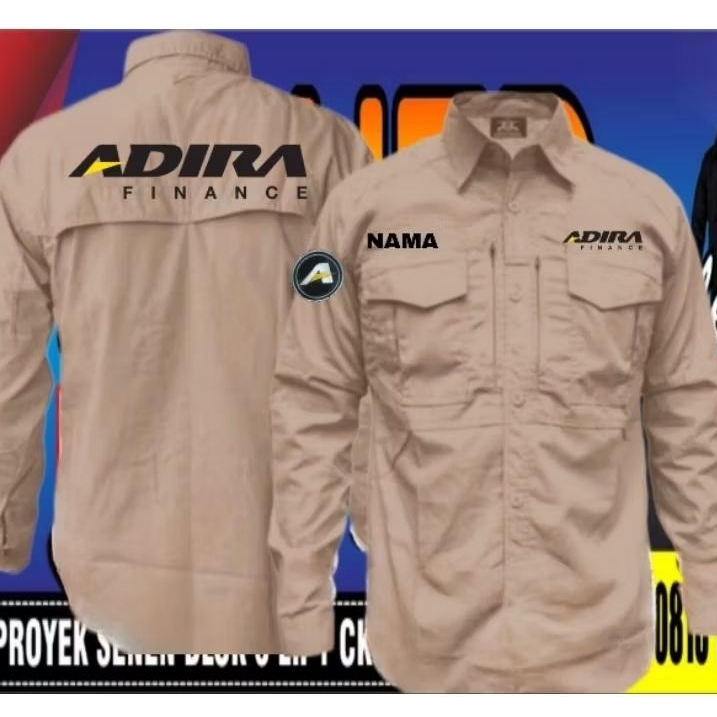 kemeja tactical Adira finance baju tactical Adira finance seragam tactical Adira finance kemeja Adir