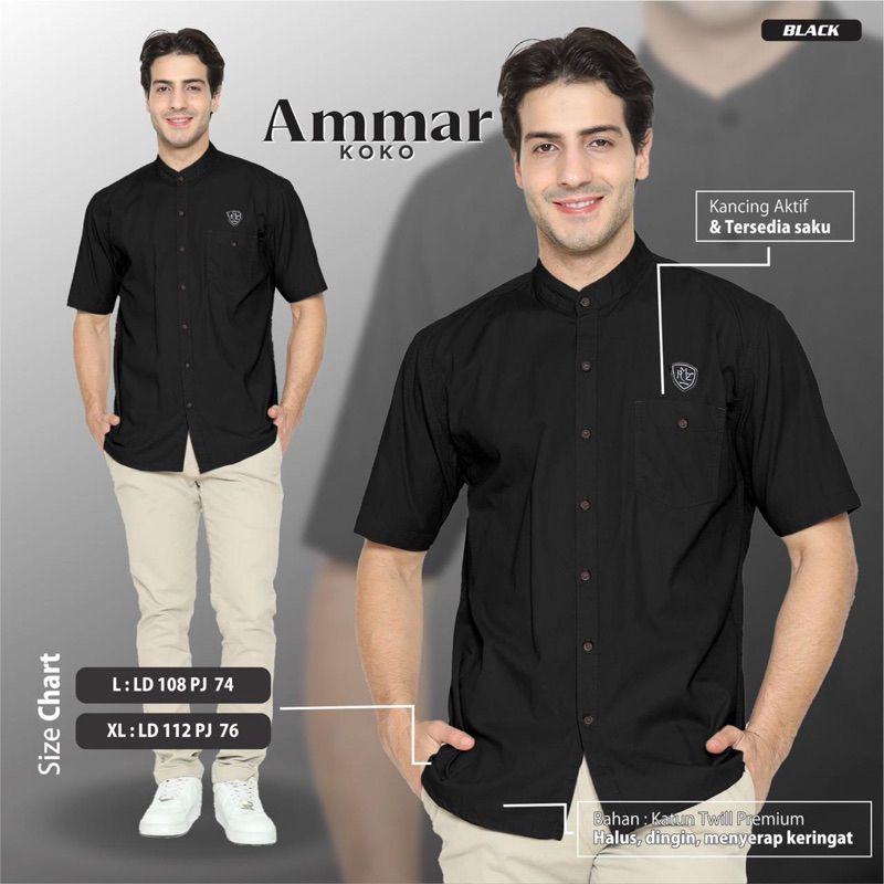 KOKO AMMAR KEMEJA KOKO EMIRATE BEST SELLER