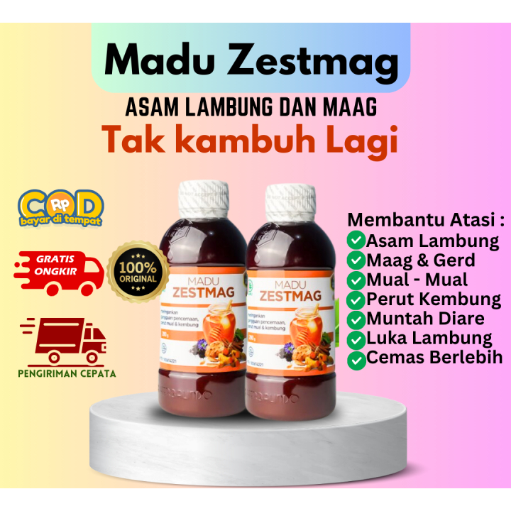 

Promo madu zestmag obat asam lambung madu asli 100%