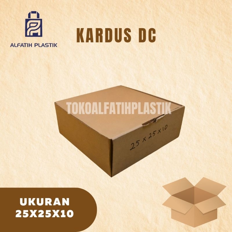 

kardus die cut 25x25x10 box kado box hampers kotak hampers (WAJIB MENGGUNAKAN BUBBLE WRAP)