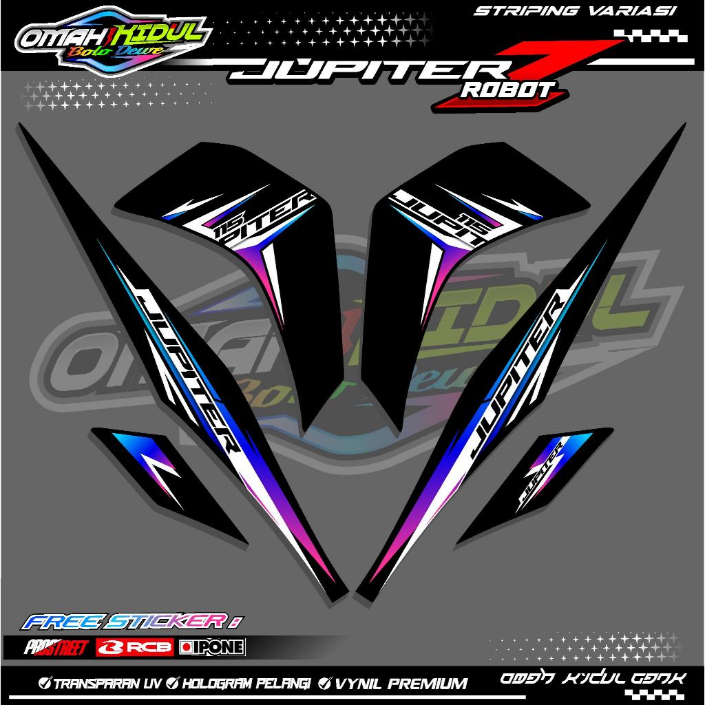 STRIPING VARIASI YAMAHA JUPITER Z ROBOT / STICKER LIST VARIASI MOTOR JUPITER Z ROBOT