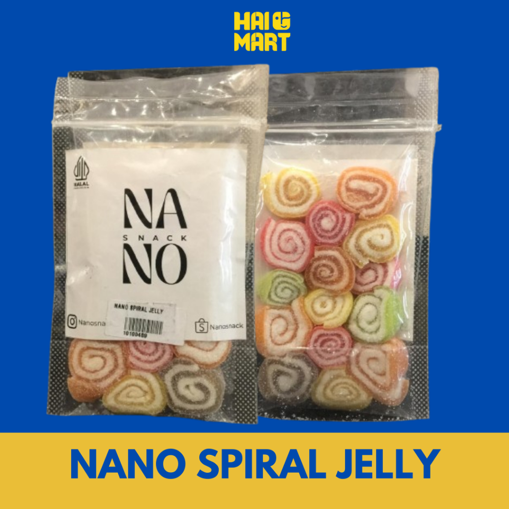 

NANO SPIRAL JELLY | NANO SNACK PERMEN CANDY SPIRAL JELLY RAINBOW