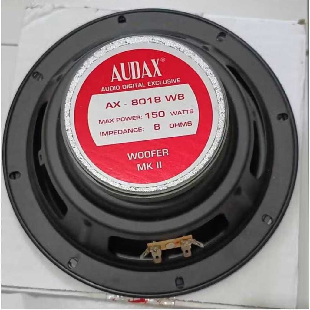 speaker audax 8" woofer AX 8018 w8 woofer