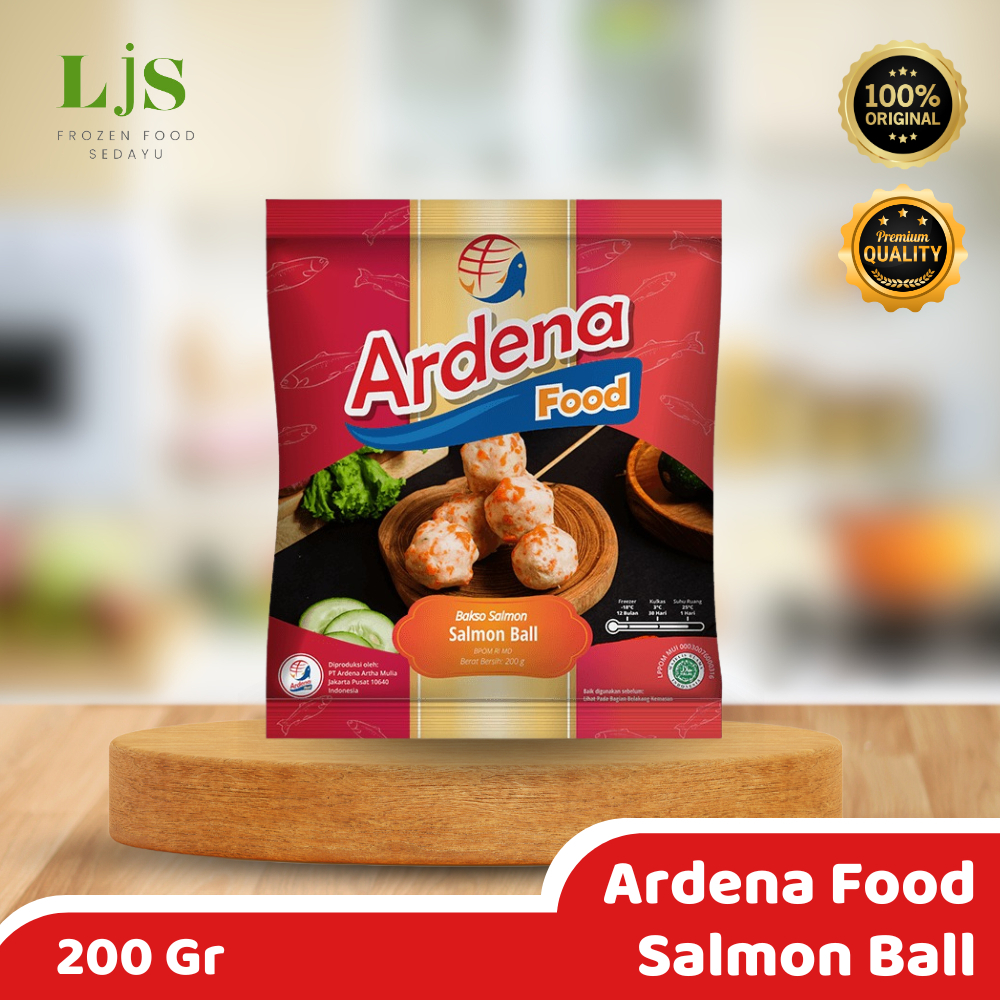 

Ardena Food Bakso Salmon 200 Gr