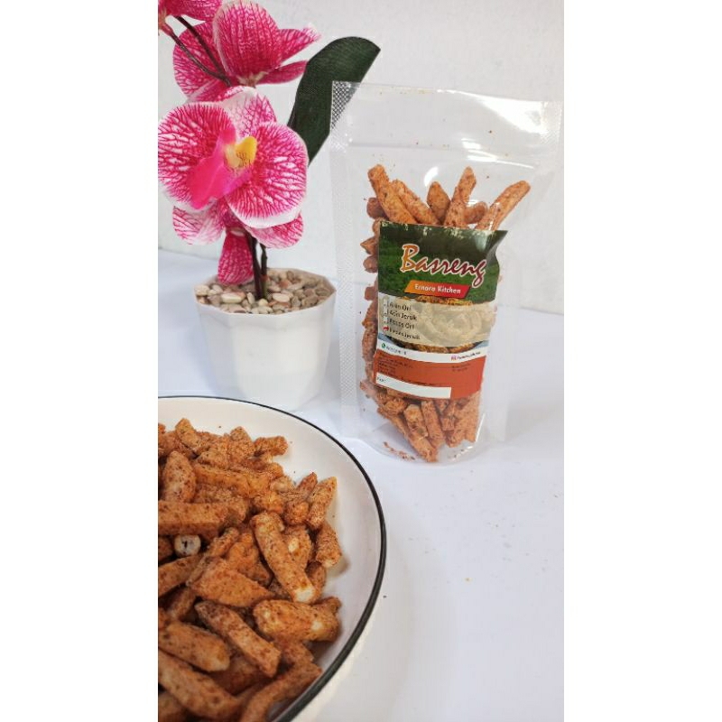 

Basreng pedas daun Jeruk, Pedas Ori dan Asin Daun Jeruk