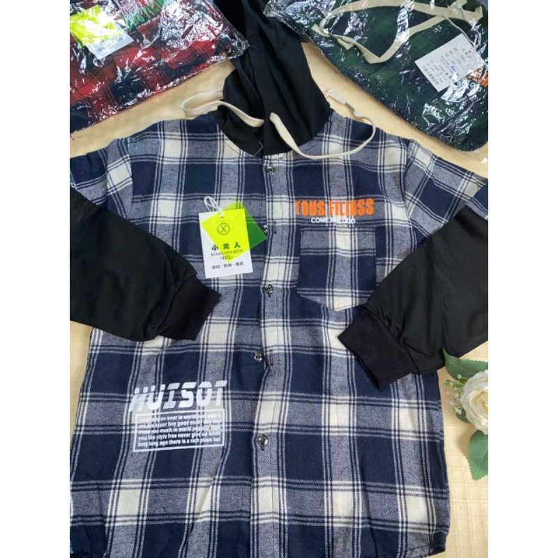 Kemeja/Hoodie Anak Cowok Import Premium Kekinian