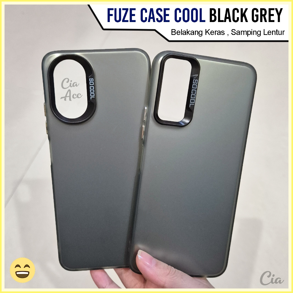 Fuze Case Cool BLACK GREY Poco F3 F4 M2 M3 M5S M6 X3 X5 X6 C40 C55 C65 C75 PRO NFC GT 5G 4G Color Pl