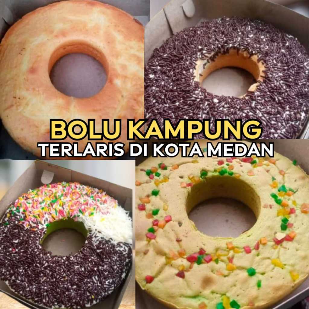 

Bolu Kampung Jadul ada Enam Varian Rasa Lezat Grab/Gojek khas medan