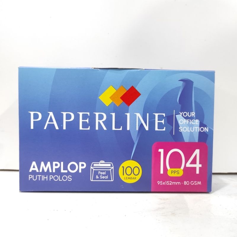 

Paperline Amplop Putih Polos ukuran sedang