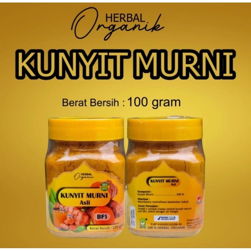 

Herbal Organik Kunyit Murni Asli BFS