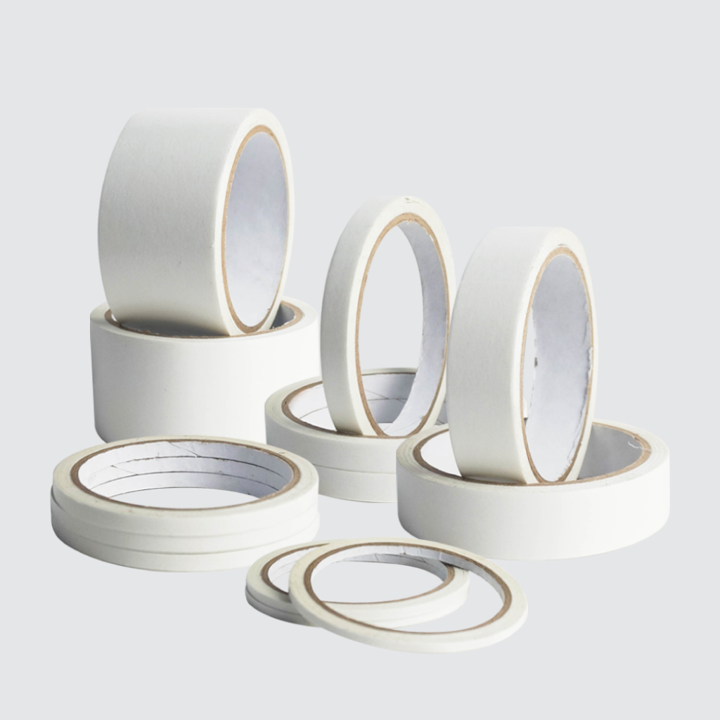 

Double Tape Kertas 6mm x 10 Meter 1 Slop Isi 24 Pcs/Roll Lakban Murah Berkualitas