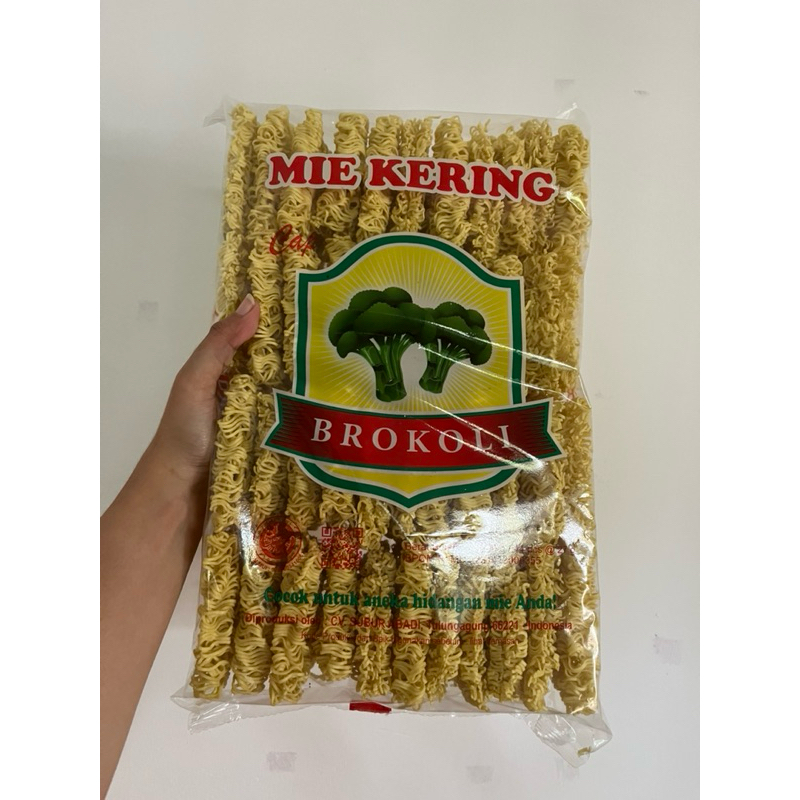 

Mie Kering Khas Tulungagung Brokoli 1200gr/44 pcs @27gr