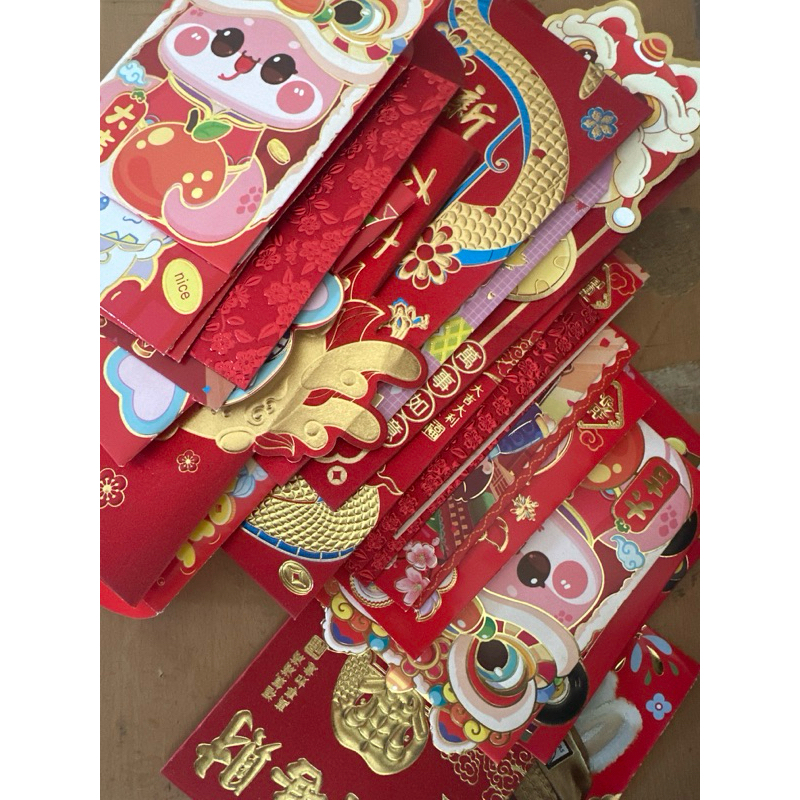 

angpau isi 20 random Angpao merah imlek/angpao sincia/angpao fu fuk/angpao ular imlek 2025