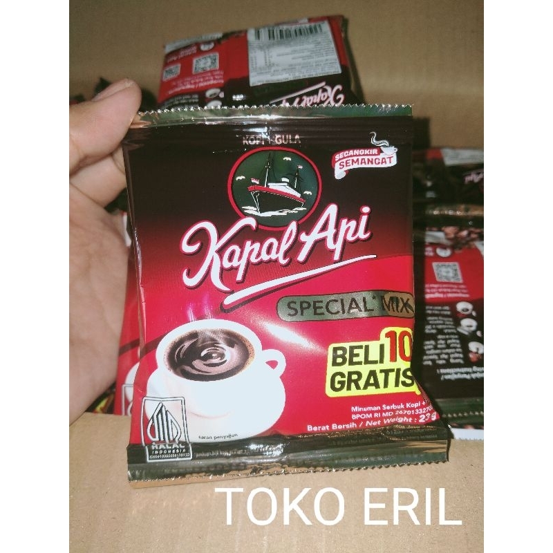 

KOPI KAPAL API SPECIAL MIX 23gr X 11 sachet